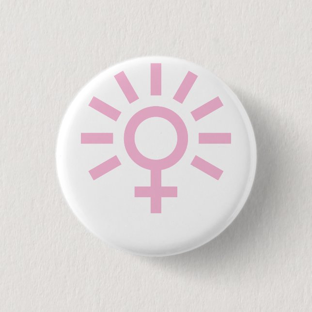♀ shiny Venus 3 Cm Round Badge (Front)