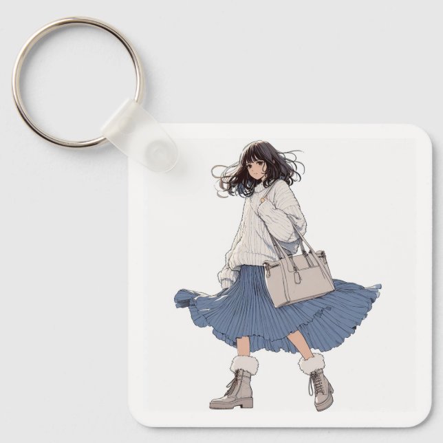 Shiori Tsukikage Key Ring (Front)