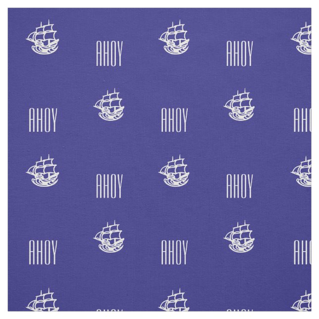 Ship Ahoy Fabric (Swatch)