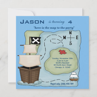Ship Ahoy Invitation