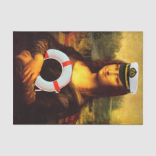 Ship Ahoy Mona Lisa Tissue Paper