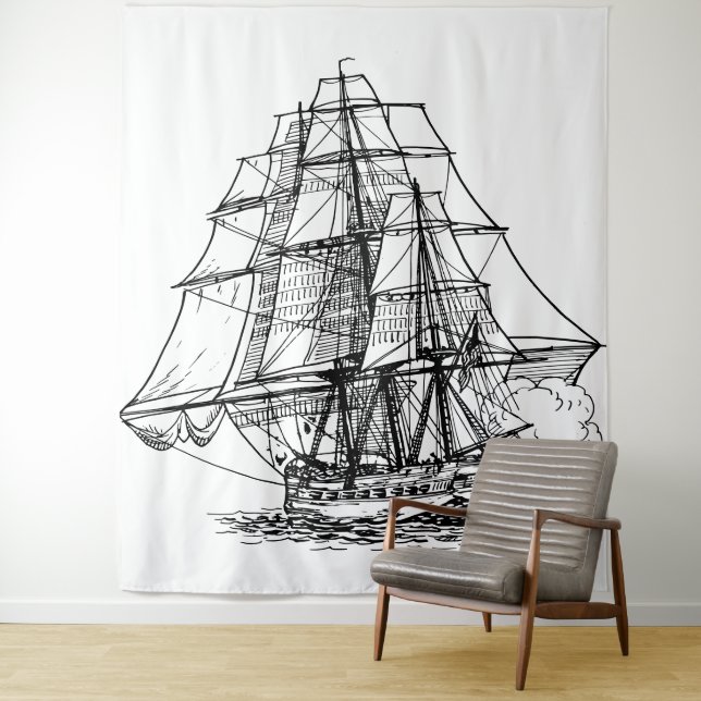 Ship Ahoy Tapestry (In Situ)