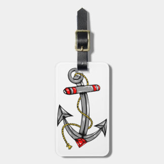 Ship Anchor Tattoo Luggage Tag