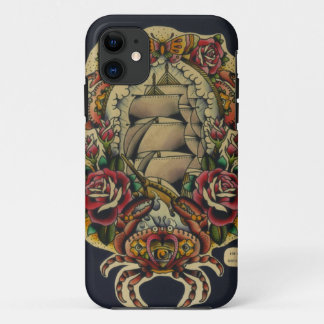 ship and crabs iPhone 11 case