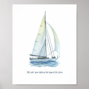 Ship and Sea, Motivational Poster
