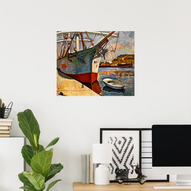 Ship at Le Havre, Georges Braque, Poster (Home Office)