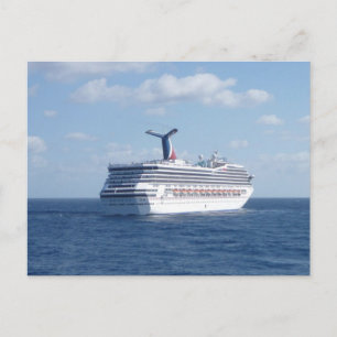 Ship at Sea Custom Postcard