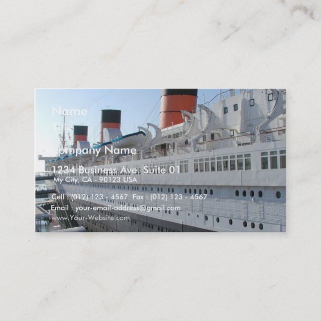 Ship Business Card (Front)