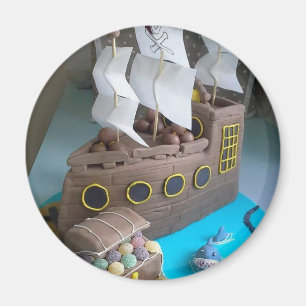 Ship cake 1 magnet