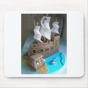 Ship cake 1 mouse mat