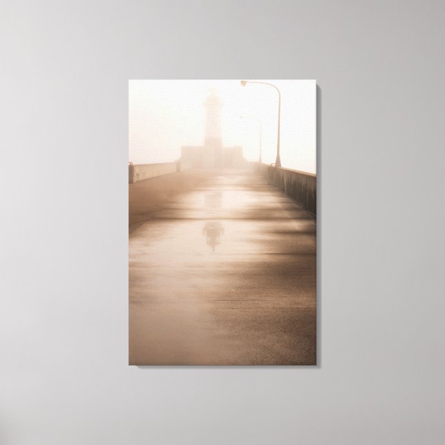 Ship Canal | Minnesota, Duluth, Canal Park Canvas Print (Front)