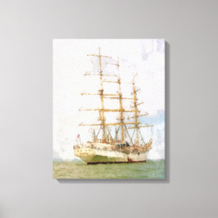 Ship canvas print