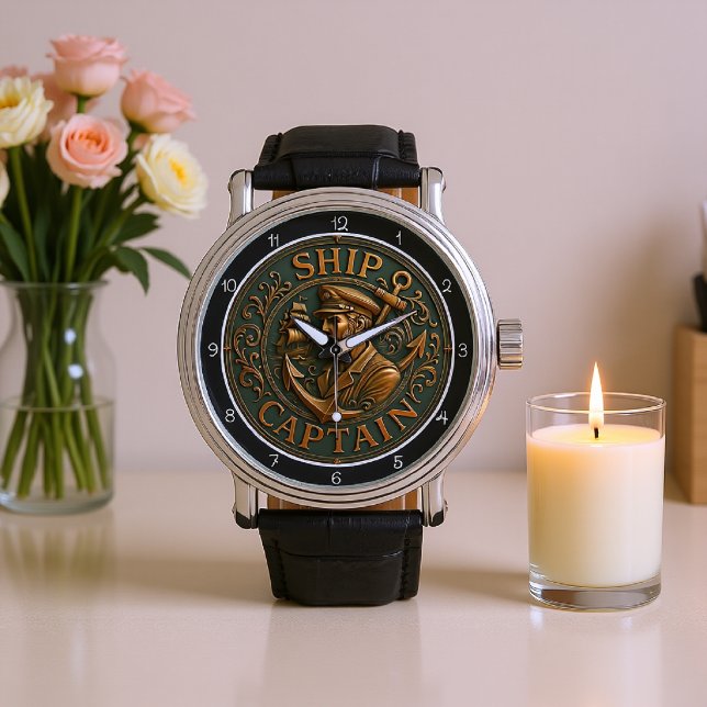 Ship Captain Nautical Anchor  Watch (Creator Uploaded)