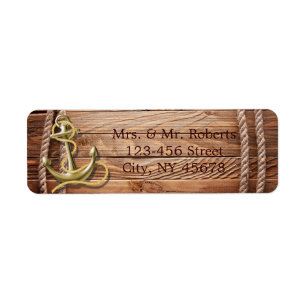 ship dock wood beach anchor nautical wedding