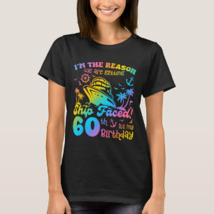 Ship Faced It's My 60th Birthday Cruising Ship Tri T-Shirt