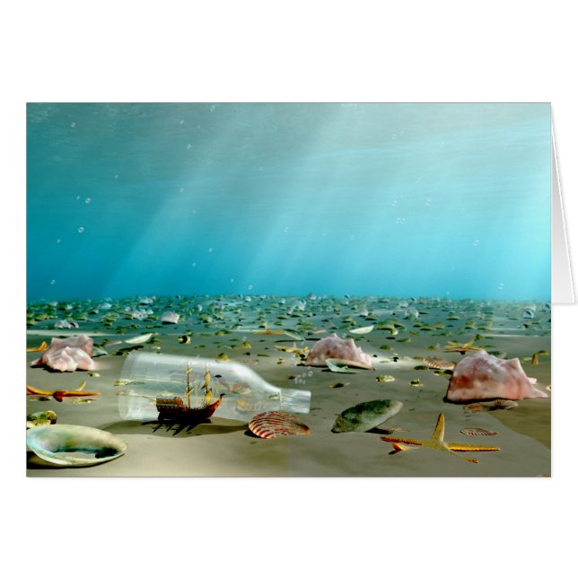 Ship-in-a-Bottle Wreck Card (Front Horizontal)