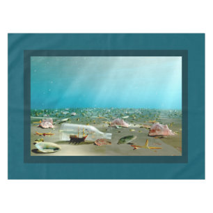 Ship-in-a-Bottle Wreck Tablecloth