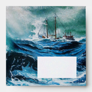 Ship In the Sea in Storm Envelopes