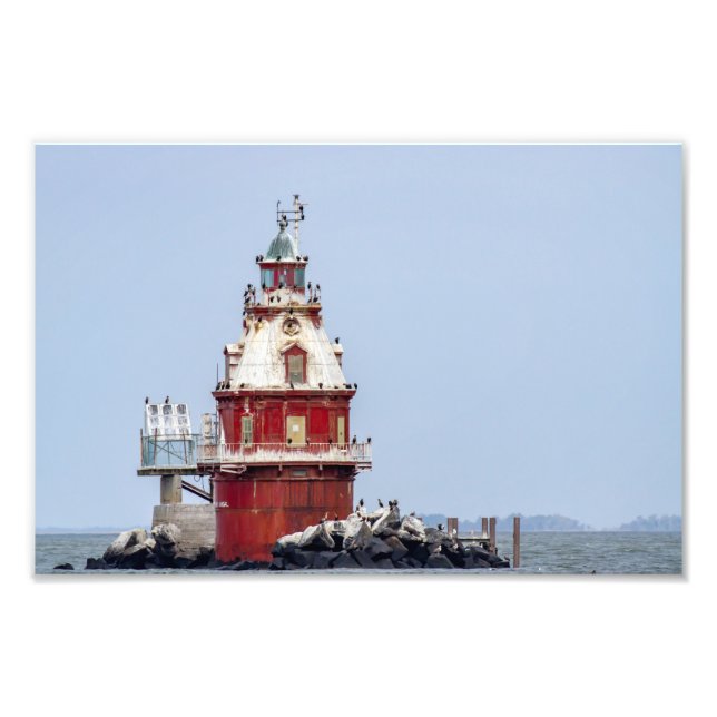 Ship John Shoal Lighthouse Photo Print (Front)