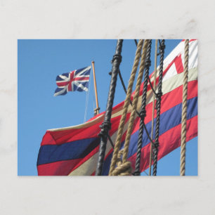 Ship Masts at Historic Jamestowne Postcard