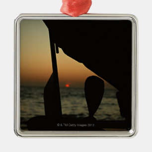 Ship Metal Tree Decoration