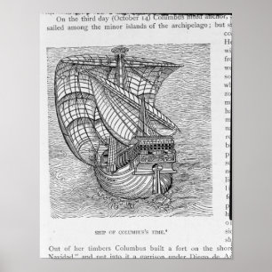 Ship of Columbus' Time' Poster