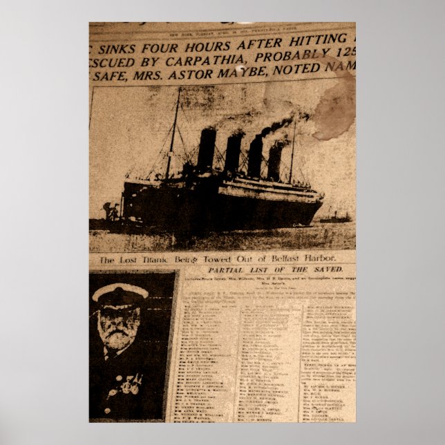 Ship of Dreams Lost Poster (Front)