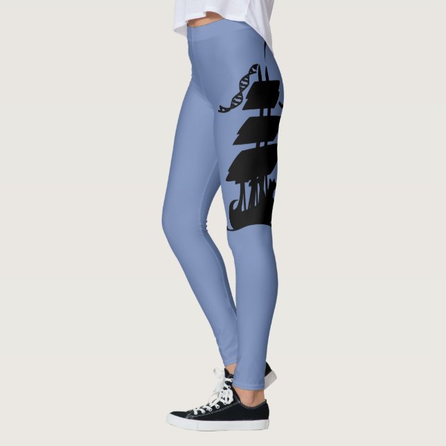 Ship of Genes Leggings (black) (Left)