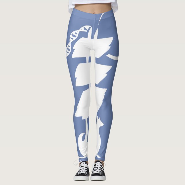 Ship of Genes Leggings (white) (Front)