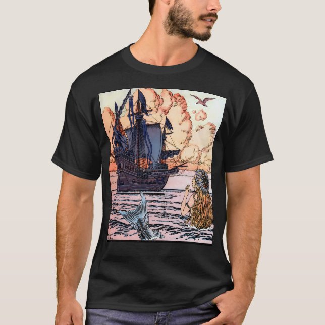 Ship On The Ocean The Little Mermaid - Ivan T-Shirt (Front)