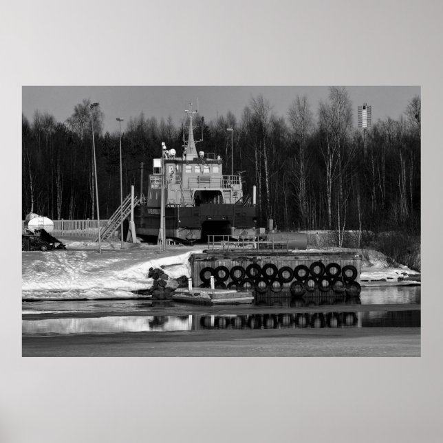 ship pier poster (Front)