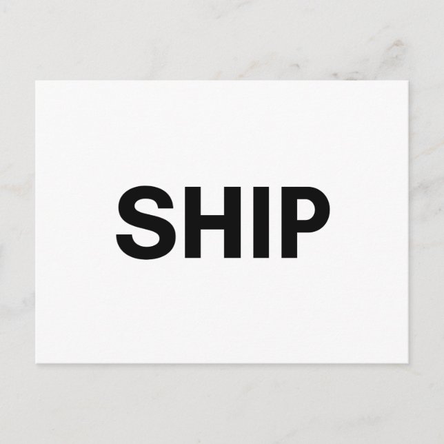 ship postcard (Front)