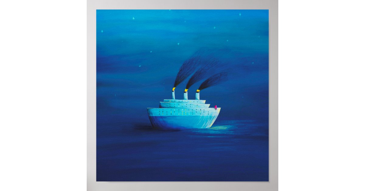 Ship Poster Zazzle