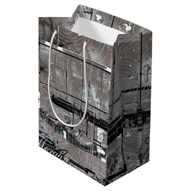 Ship Register Medium Gift Bag (Back Angled)