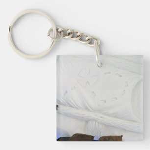 Ship Room at Hotel de Glace, Quebec, Canada Key Ring