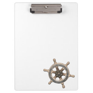 Ship’s steering wheel clipboard