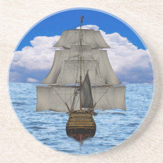 Ship sailing coaster