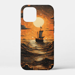 Ship sailing in the night  iPhone 12 mini case