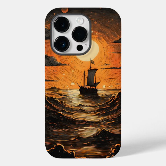 Ship sailing in the night  Case-Mate iPhone case (Back)
