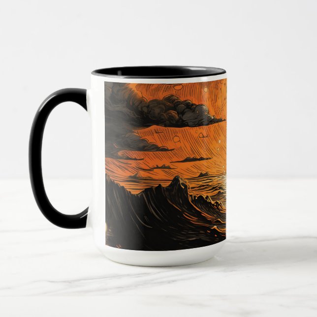 Ship sailing in the night  mug (Left)