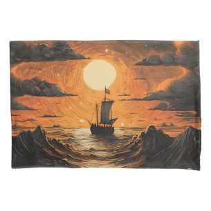 Ship sailing in the night  pillowcase