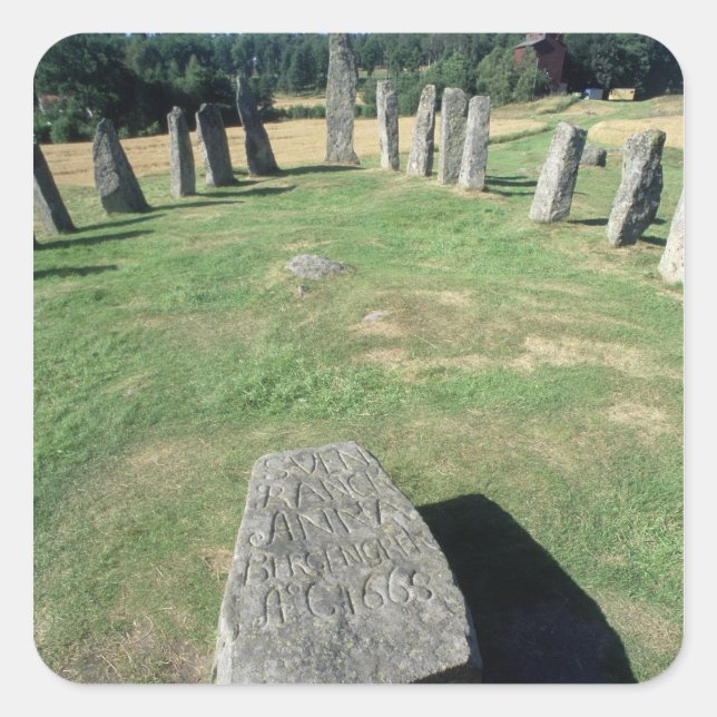 Ship setting square sticker (Front)
