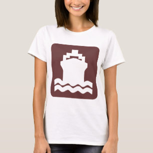 Ship Shape - Dark Brown T-Shirt