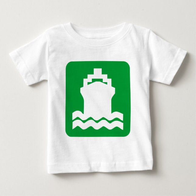 Ship Shape - Grass Green Baby T-Shirt (Front)