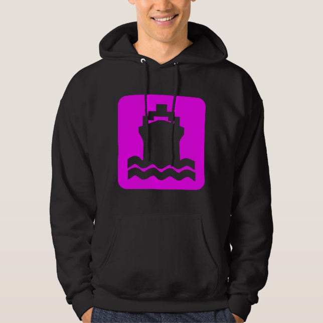 Ship Shape - Magenta Hoodie (Front)