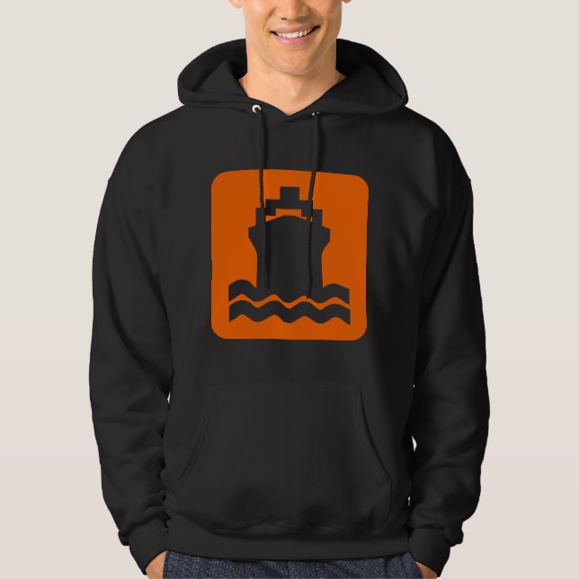 Ship Shape - Orange Hoodie (Front)