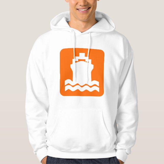 Ship Shape - Orange Hoodie (Front)