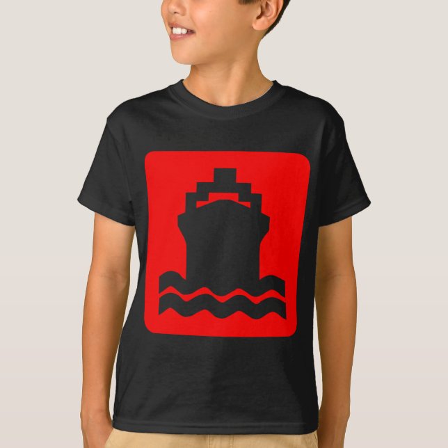 Ship Shape - Red T-Shirt (Front)