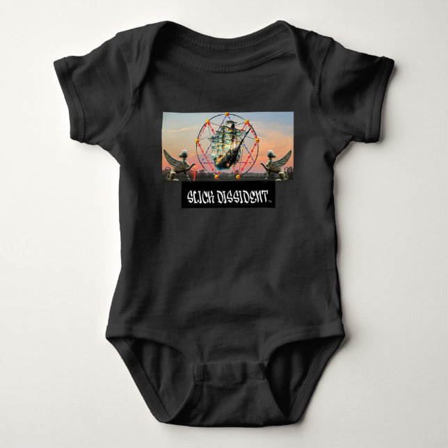 Ship Shape T-Shirt Baby Bodysuit (Front)