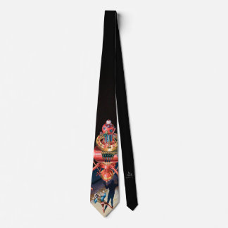 Ship Shock Retro Science Fiction Necktie